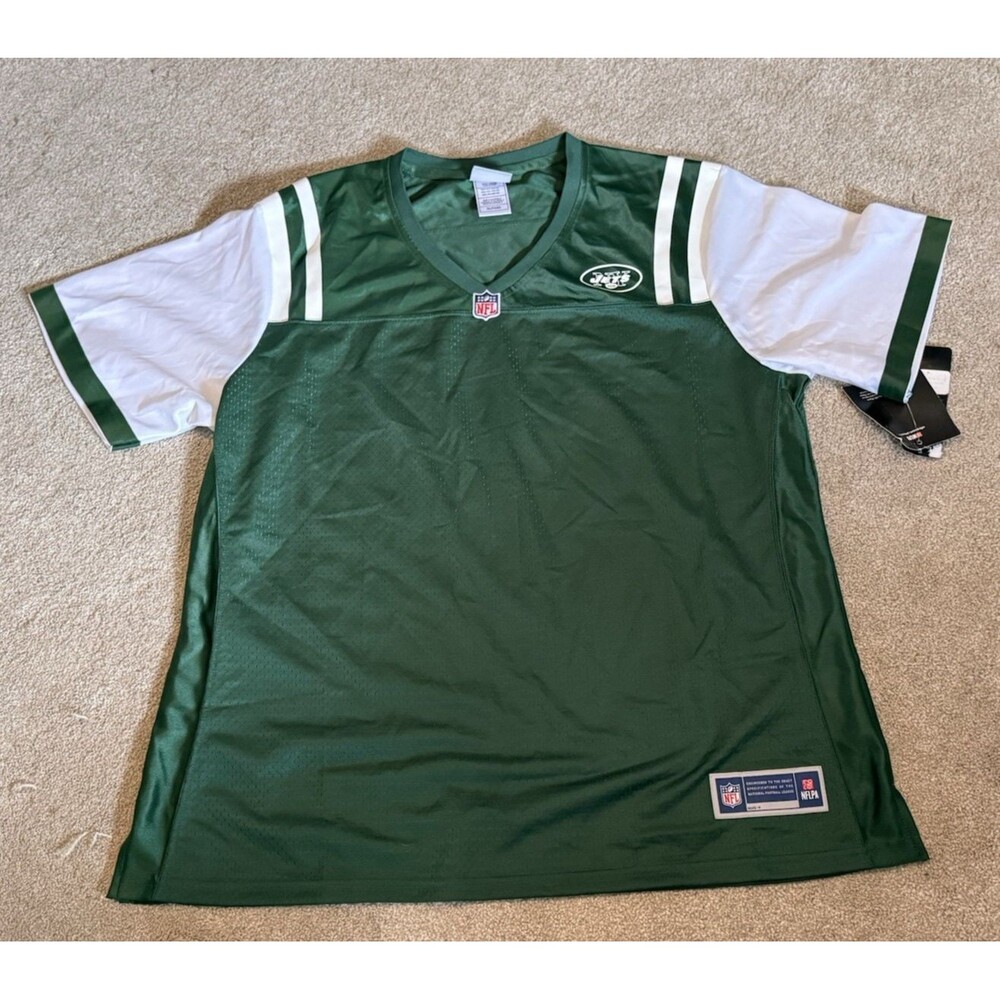 New York Jets Women’s Plus Size 2XL NFL Proline Green short sleeve Jersey NWT